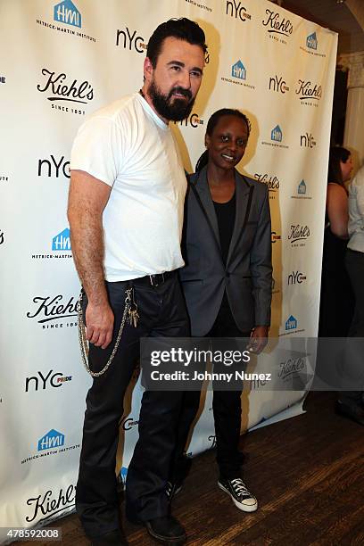 Kiehl's Since 1851 President Chris Salgardo and activist Kasha. N. Jacqueline attend NYC Pride and Kiehl's Since 1851 Pride Week 2015 celebration at...