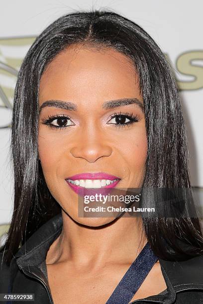 Singer Michelle Williams arrives at the 28th annual ASCAP rhythm and sould music awards at The Beverly Hilton hotel on June 25, 2015 in Beverly...