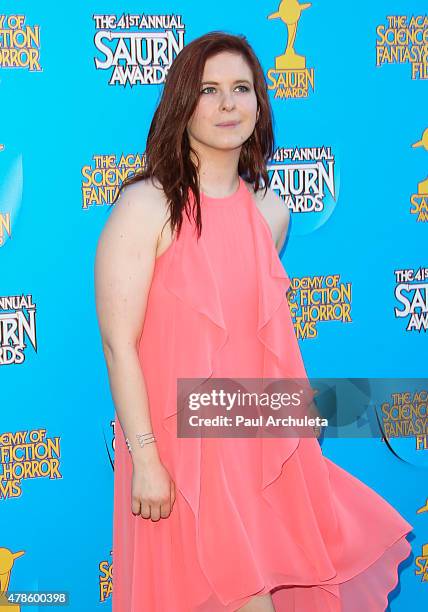 Actress Magda Apanowicz attends the 41st annual Saturn Awards at The Castaway on June 25, 2015 in Burbank, California.