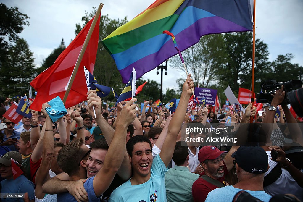 Supreme Court Rules In Favor Of Gay Marriage