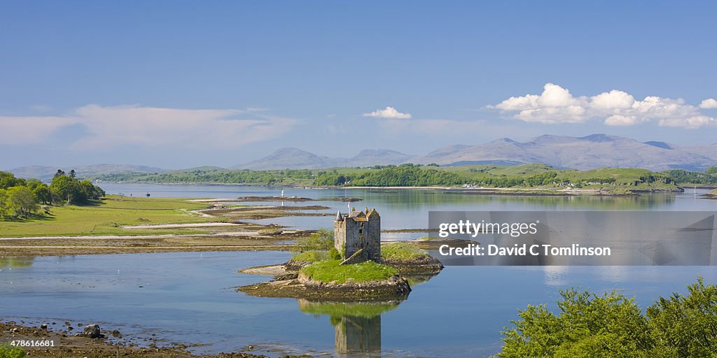 View to Castle Stalker, Argyll & Bute, Scotland