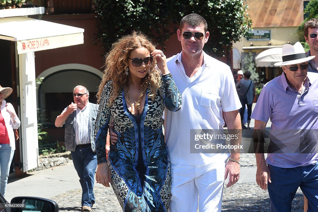 Mariah Carey And James Packer Sightings - June 26, 2015