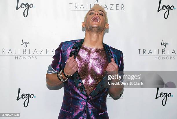 Frankie Grande attends Logo TV's "Trailblazers" at the Cathedral of St. John the Divine on June 25, 2015 in New York City.