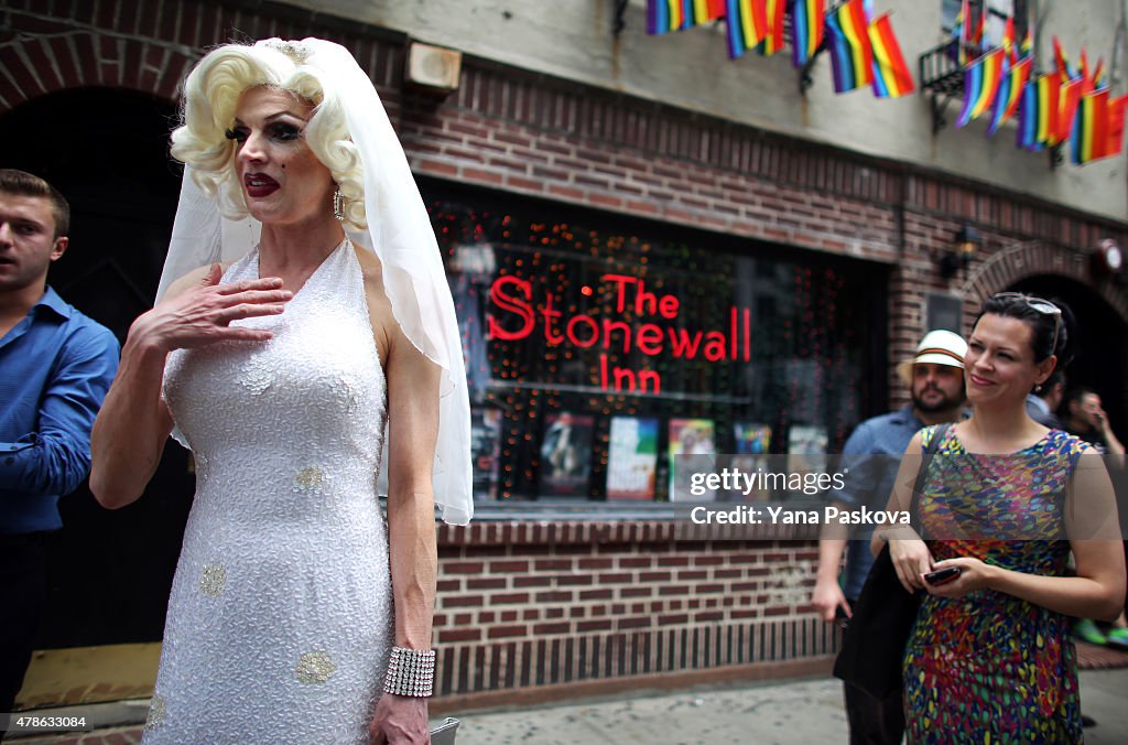 Celebrations Take Part Across Country As Supreme Court Rules In Favor Of Gay Marriage