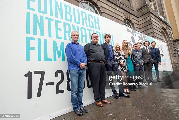 Harry Enfield, Steven O'Donnell, Morgan Watkins, Camille Coduri, Marianna Palka, Paul Brannigan, Joe Thomas, Ryan Cage and Russell Kane attend a...