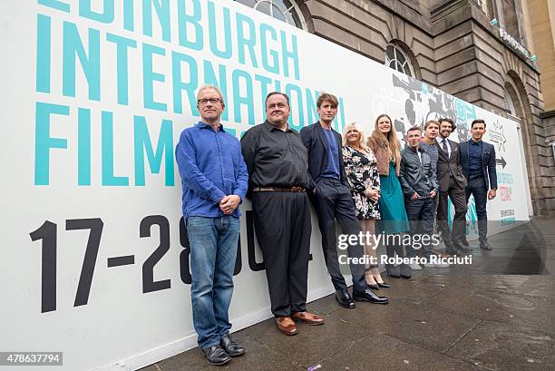 Harry Enfield , Steven O'Donnell, Morgan Watkins, Camille Coduri, Marianna Palka, Paul Brannigan, Joe Thomas, Ryan Cage and Russell Kane attend a...