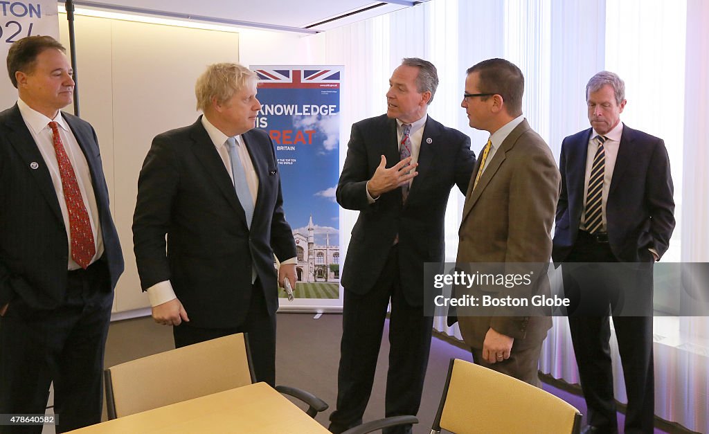 London Mayor Meets Members Of Boston 2024