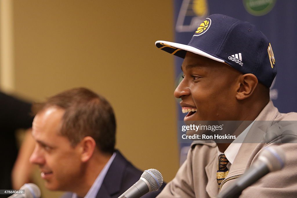 Indiana Pacers introduce First Round Draft Pick Myles Turner