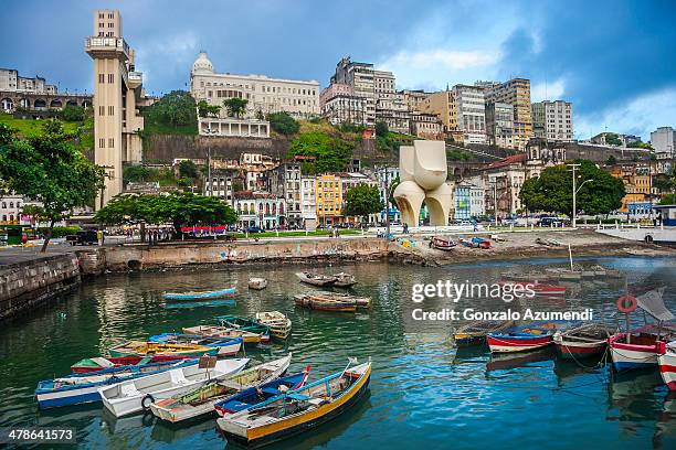 todos os santos bay in salvador. - salvador bahia imagens e fotografias de stock