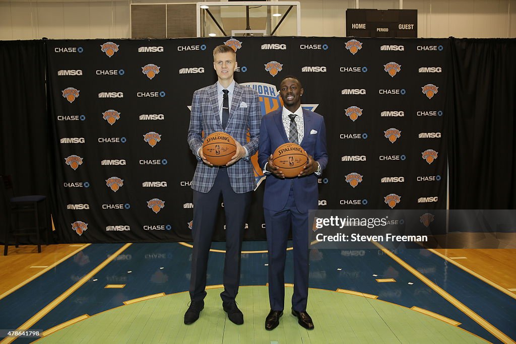 New York Knicks Draft Picks Press Conference