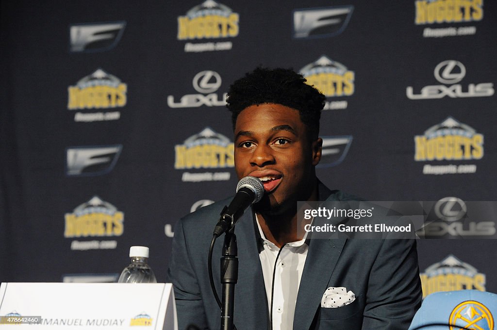 Denver Nuggets Emmanuel Mudiay Press Conference