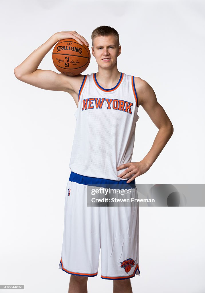 New York Knicks Draft Picks Press Conference and Portraits