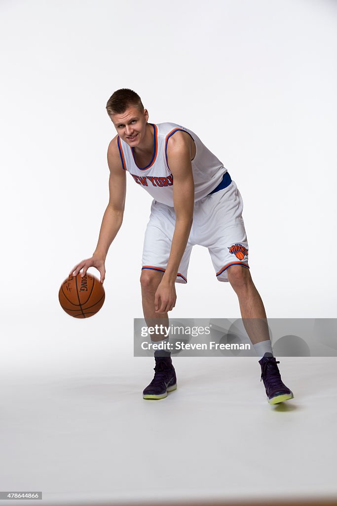 New York Knicks Draft Picks Press Conference and Portraits
