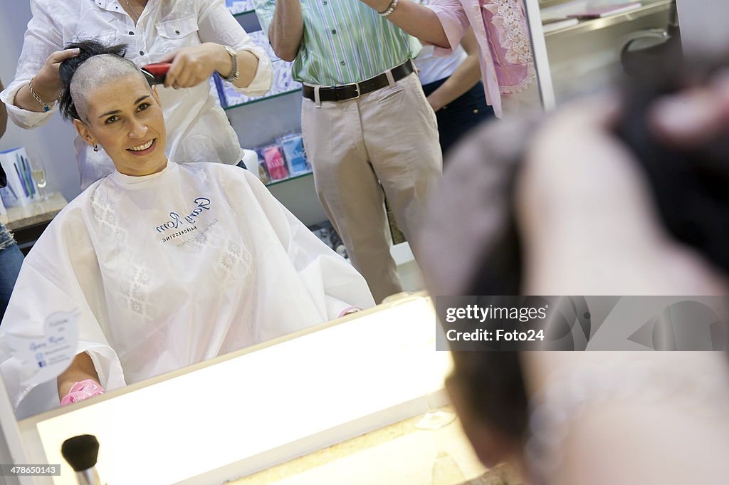 Friends and Family Shave their Hair for Gerdi