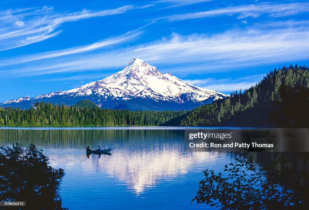 Spring morning with the reflection of Mt. Hood, OR