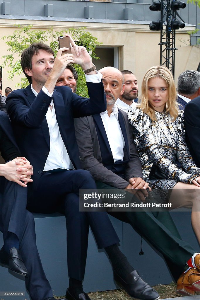 Berluti : Front Row - Paris Fashion Week - Menswear Spring/Summer 2016