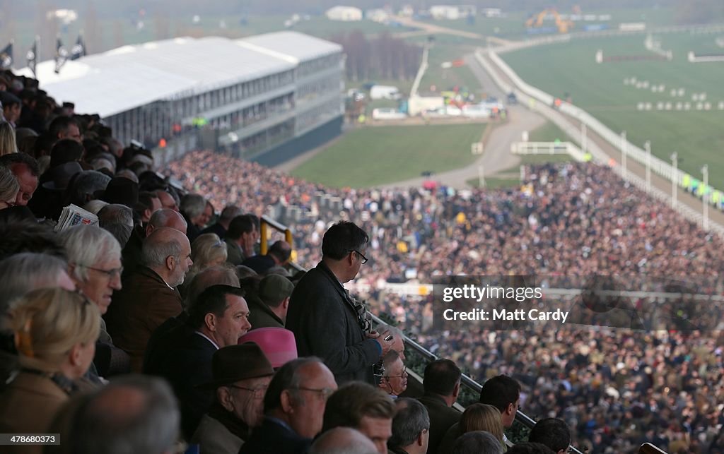 Racegoers Enjoy The Final Day Of Cheltenham Festival