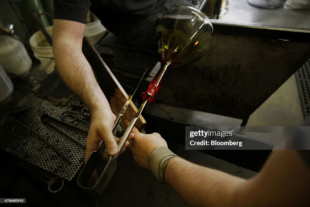 Operations At The Vitreluxe LLC Glass Blowing Facility