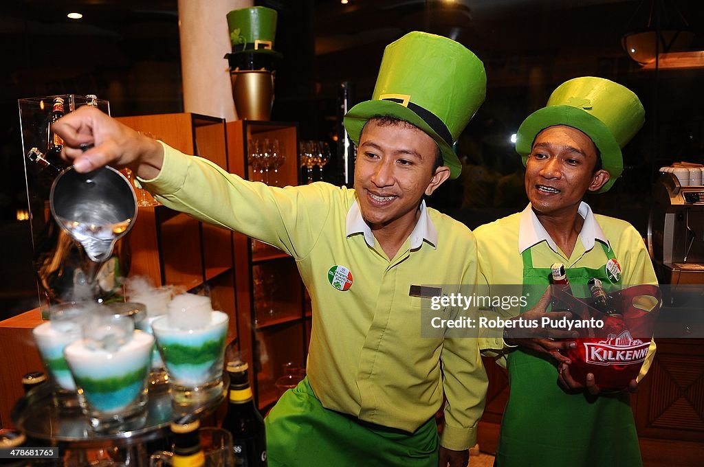 Revellers Gather To Celebrate Saint Patrick's Day In Indonesia