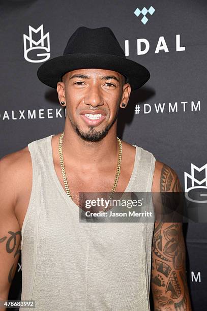 Soccer player Jerome Boateng attends Tidal X: MEEK MILL at Mondrian Hotel on June 26, 2015 in Los Angeles, California.