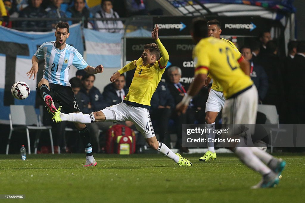 Argentina v Colombia: Quarter Final - 2015 Copa America Chile