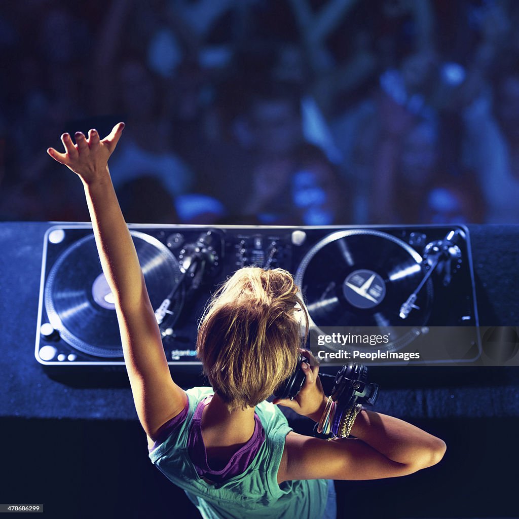 She makes the crowd go wild!