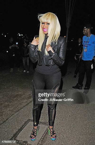 Nicki Minaj is seen on January 22, 2010 in London, United Kingdom.