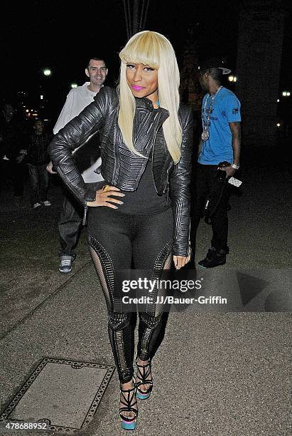 Nicki Minaj is seen on January 22, 2010 in London, United Kingdom.