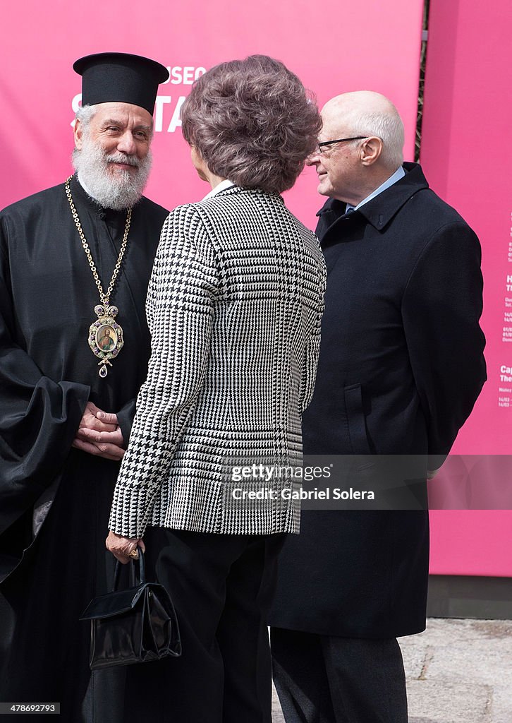 Queen Sofia of Spain Attends 'El griego de Toledo' Exhibition Opening