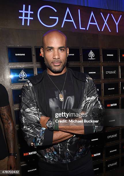 Actor Boris Kodjoe attends a Roc Nation curated Samsung exclusive concert at Samsung Studio LA on June 26, 2015 in Los Angeles, California.