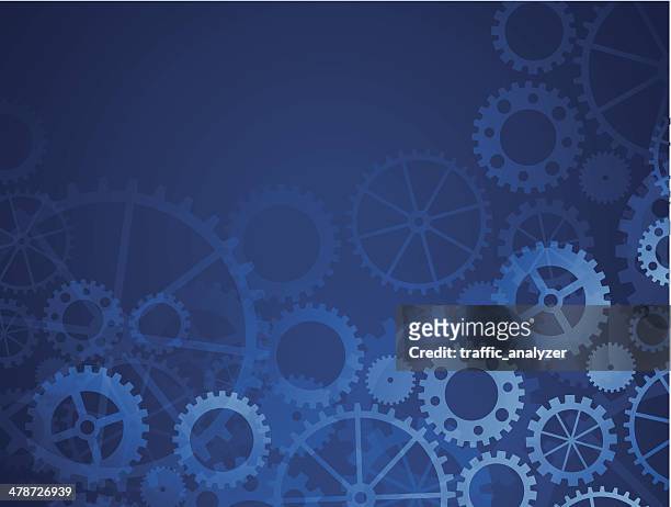 abstract gears background - gear stock illustrations