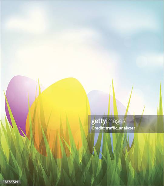 easter background - cloud transparent stock illustrations