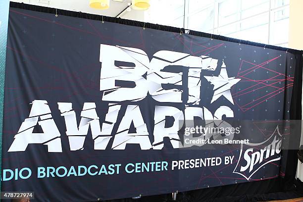 General Atmosphere at the BET & Make A Wish Foundation Recipients Attend Day 1 BET Awards Weekend Sprite Radio Remote Broadcast Room L.A. Live on...
