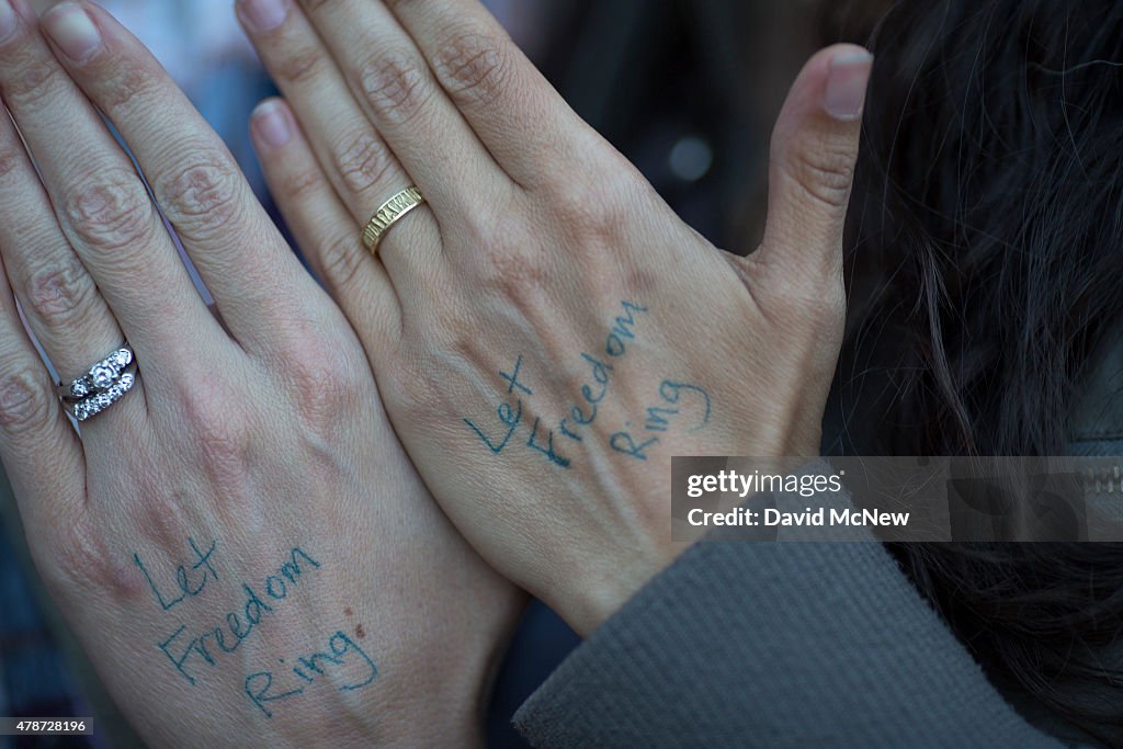 Celebrations Take Part Across Country As Supreme Court Rules In Favor Of Gay Marriage
