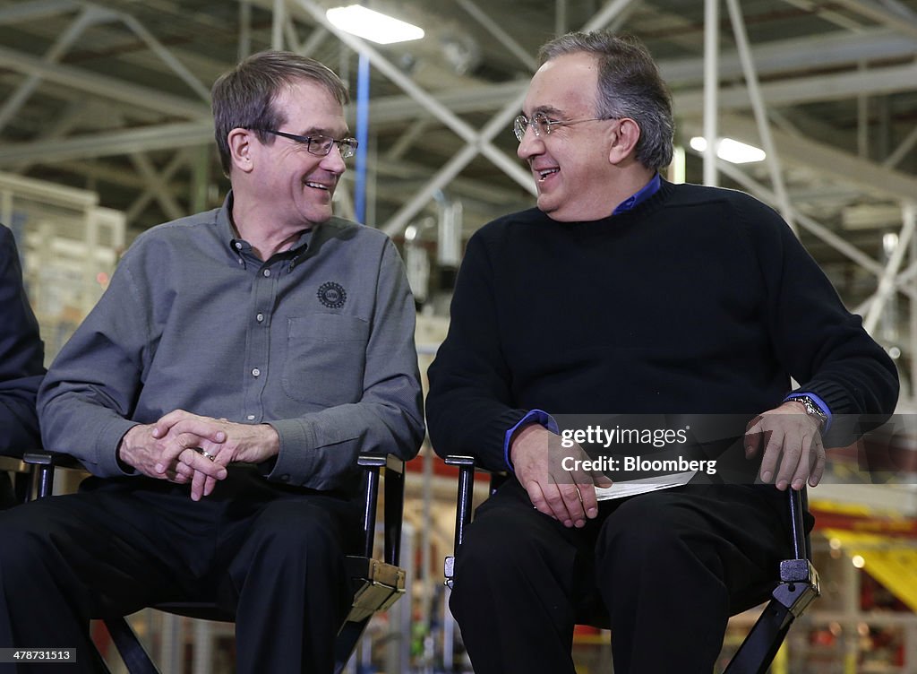 Chrysler Group CEO Sergio Marchionne Visits Assembly Plant After $1 Billion Investment