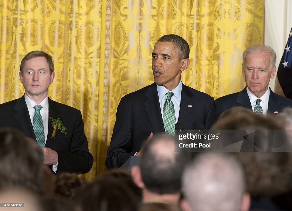 Obama Hosts St. Patrick's Day Reception
