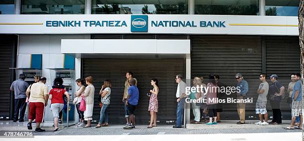 520 Greece Bank Queue Stock Photos, High-Res Pictures, and Images