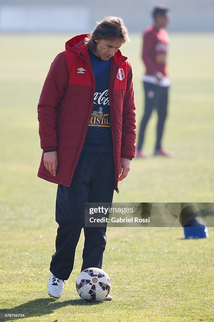 Peru Training Session- 2015 Copa America Chile