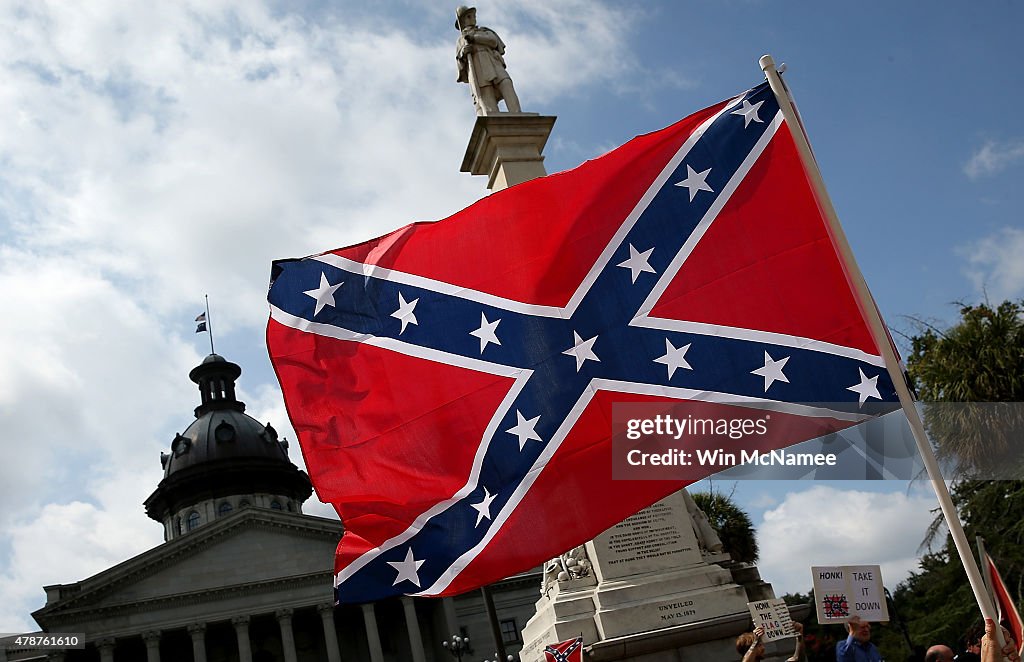 Supporters Of Confederate Flag Rally At SC Statehouse