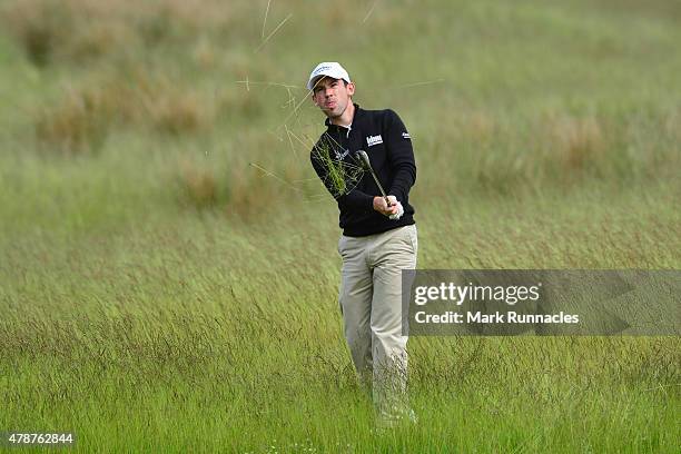 Ross Kettell of Scotland in action during the third round of the 2015 SSE Scottish Hydro Challenge at the MacDonald Spey Valley Championship Golf...