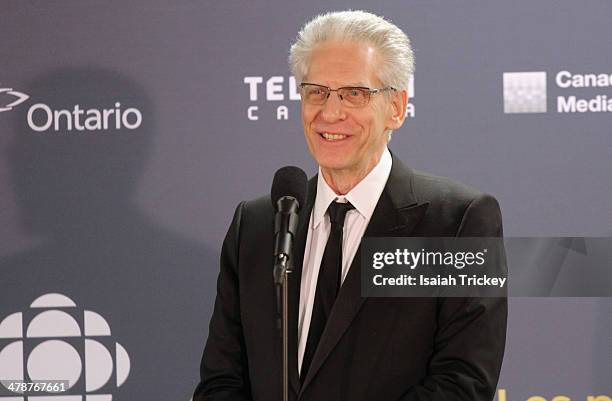 David Cronenberg, winner of the Lifetime acheivement award attends the Canadian Screen Awards CBC Broadcast Gala at Sony Centre for the Performing...