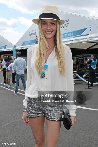 Petra Silander attends Day One at the 2015 FIA Formula E Visa London ePrix at Battersea Park on June 27, 2015 in London, England.