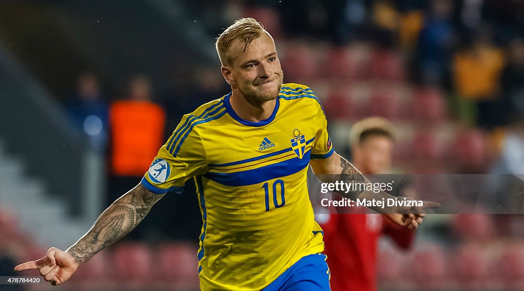 Denmark v Sweden - UEFA Under21 European Championship 2015