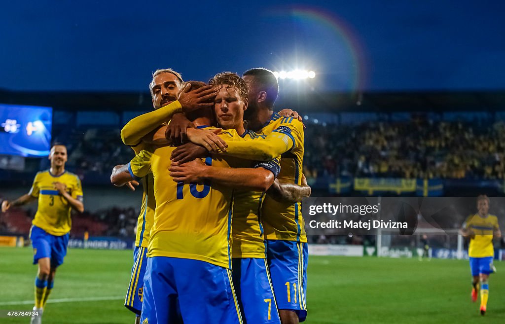 Denmark v Sweden - UEFA Under21 European Championship 2015