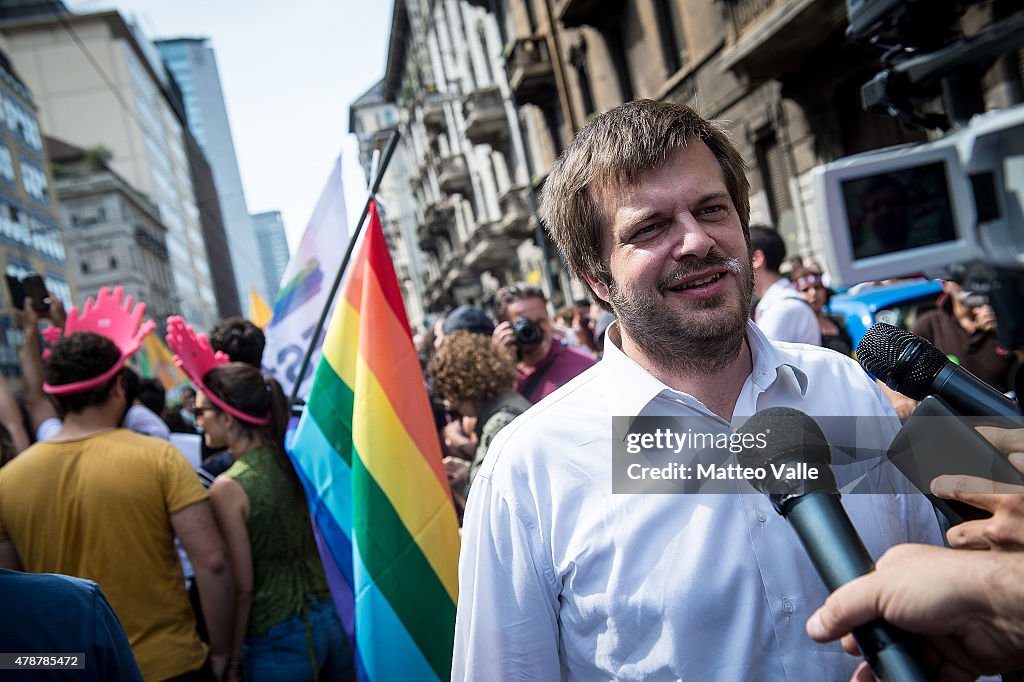 Gay Pride Parade In Milan