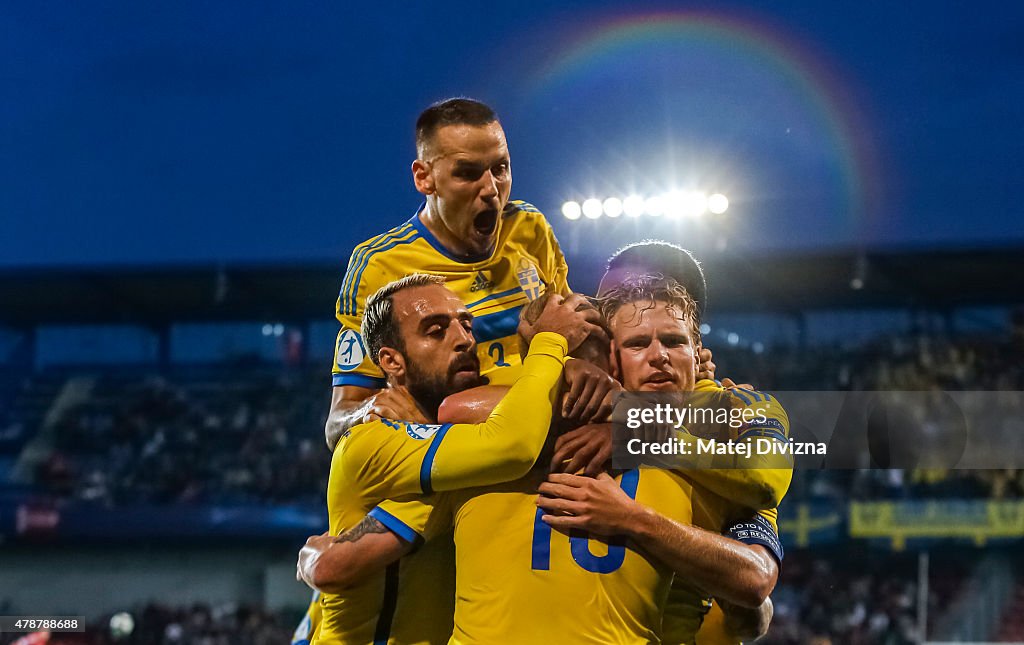 Denmark v Sweden - UEFA Under21 European Championship 2015