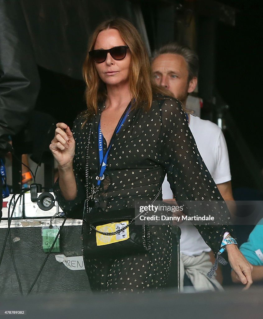 Glastonbury Festival 2015 - Celebrity Sightings