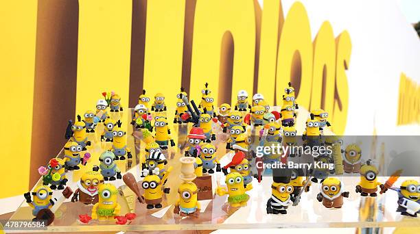 General view of atmosphere at the Premiere of Universal Pictures and Illumination Entertainment's 'Minions' at the Shrine Auditorium on June 27, 2015...