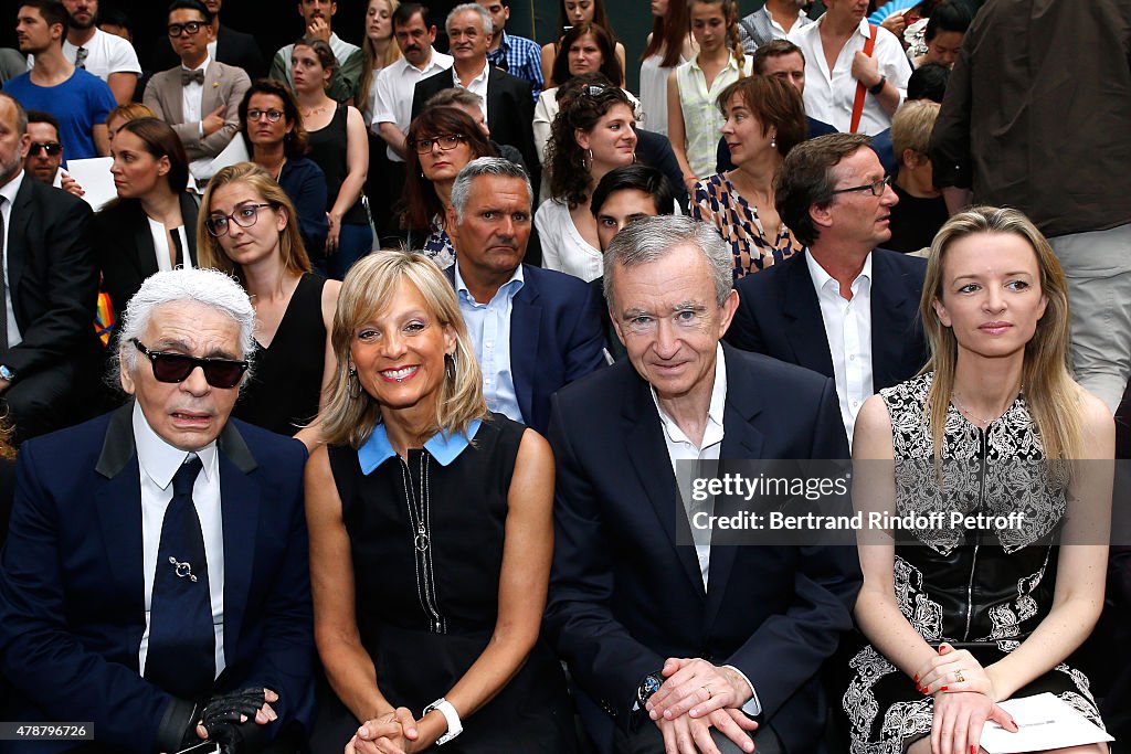 Dior Homme : Front Row - Paris Fashion Week - Menswear Spring/Summer 2016