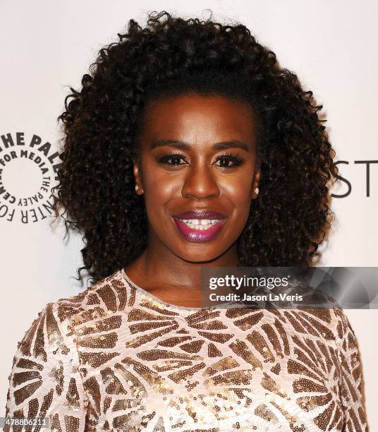 Actress Uzo Aduba attends the "Orange Is The New Black" event at the 2014 PaleyFest at Dolby Theatre on March 14, 2014 in Hollywood, California.